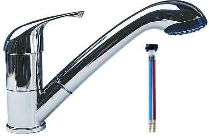 Duschblandare ø36mm med slang 120cm KAMA blandare Dusch Julia i gruppen Husbil & Husvagn / Vatten & VVS / Dusch / Duschblandare hos Camping 4U (9970304)