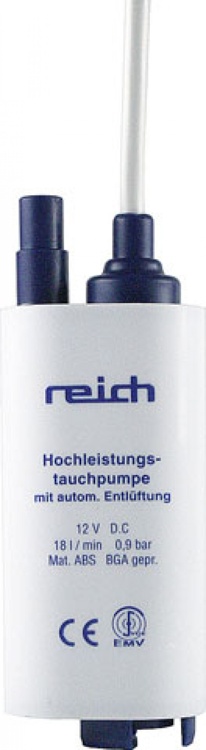 Dränkbar pump Reich 18 l / min 0,9 bar 2,5 - 3,0 A specialversion för i gruppen Beställningsvaror hos Camping 4U (9970308)