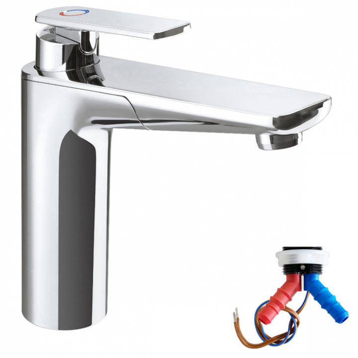 Blandare ø33mm Reich Keramik Vector S, pip 185mm i gruppen Husbil & Husvagn / Vatten & VVS / Blandare och kranar / Hålmått 28-33 mm hos Camping 4U (9970378)