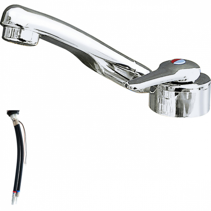 Blandare ø33mm Florenz krom (vanlig i Dethleffs mfl) i gruppen Husbil & Husvagn / Vatten & VVS / Blandare och kranar / Märkespecifika blandare hos Camping 4U (9970527)