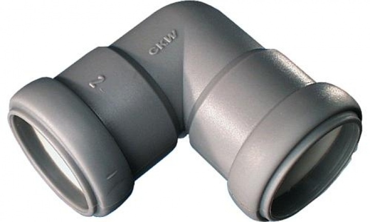 Vinkel 90° ø28mm, med tätning i gruppen Husbil & Husvagn / Vatten & VVS / VVS / Monteringsdetaljer VVS hos Camping 4U (9971104)