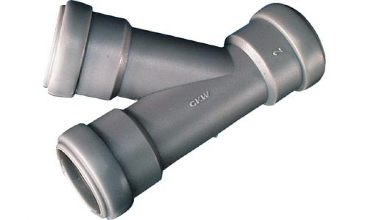 T-koppling 45° 28 mm med tätning i gruppen / / VVS / hos Camping 4U (9971105)