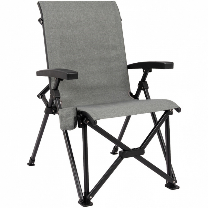 Campingstol Industriell Quadstol grå BoCamp i gruppen Campingmöbler / Campingstolar / Hopfällbara hos Camping 4U (9971515)