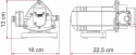 Tryckvattenpump 7l/min 12V Fiamma Aqua 8