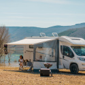 Sidovägg W Pro F45/F80 H225-280cm Fiamma