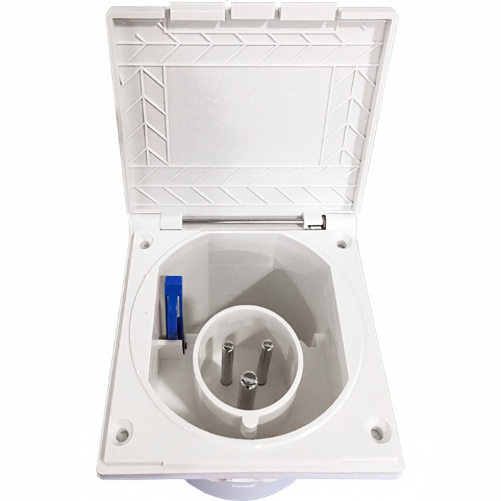 Elintag 230V vit CEE17 i gruppen Chassis / hos Camping 4U (9975100)