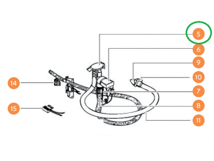Vakuumbrytare C2/3/4, C200/C400 i gruppen Husbil & Husvagn / Toalett & sanitet / Reservdelar toalett hos Camping 4U (9976480)