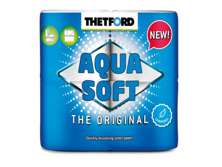 Toalettpapper 4-pack Thetford Aqua Soft i gruppen Husbil & Husvagn / Toalett & sanitet / Toakem hos Camping 4U (9976490)