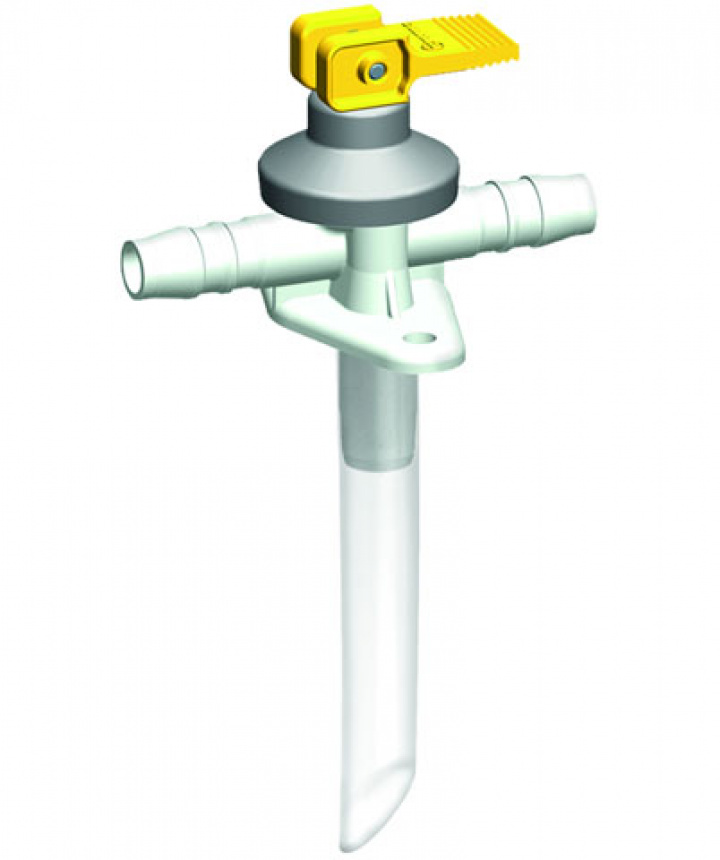 Säkerhets-/avloppsventil ABO Truma / 2,8 bar / Ø 10 mm stickkoppling i gruppen Beställningsvaror hos Camping 4U (9977170)