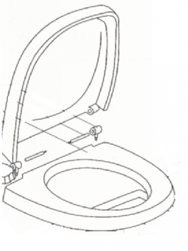 Toasits med lock Thetford C2/C3/C4 i gruppen Husbil & Husvagn / Toalett & sanitet / Tillbehör Sanitet hos Camping 4U (9979034)
