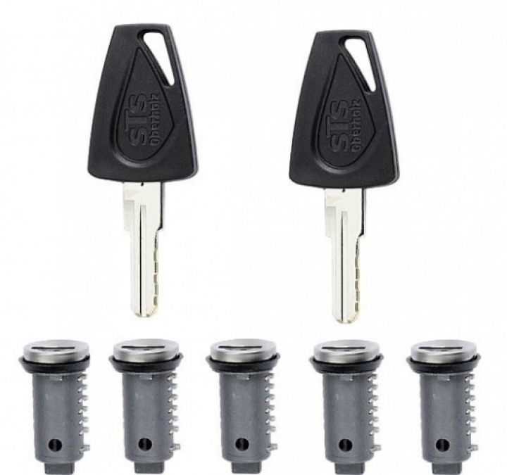 STS cylinder 5-pack i gruppen Chassi / Dörrar / Dörr- & tanklås hos Camping 4U (9980678)