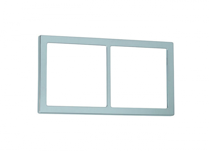 Kombinationsram, 2-fack 1 st. SB, silver, krom i gruppen Beställningsvaror hos Camping 4U (9980956)