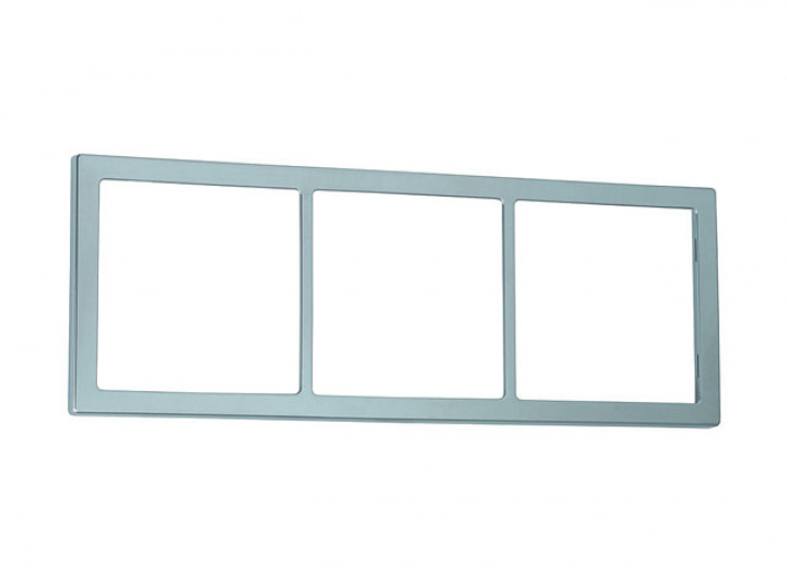 Kombinationsram, 3-fack 1 st. SB, silver, krom i gruppen Beställningsvaror hos Camping 4U (9980957)