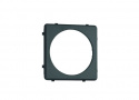 Ram för vägguttag 1 st. SB, svart