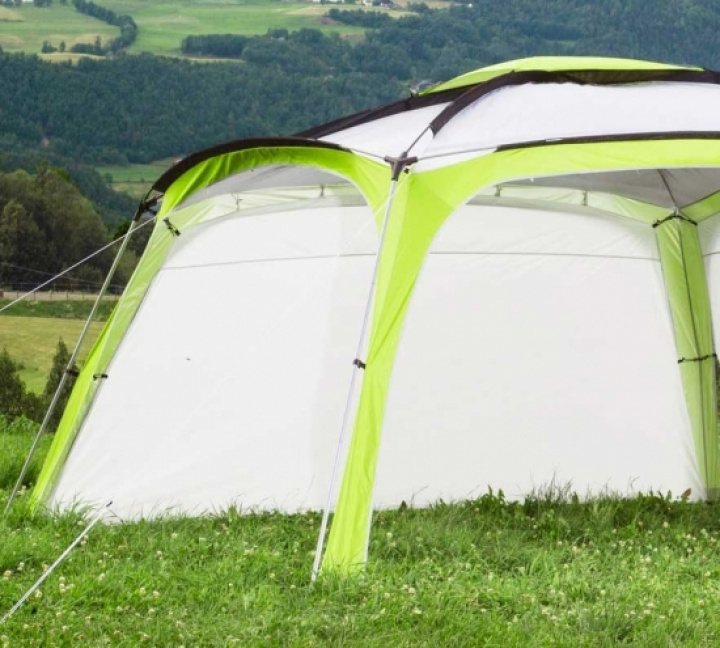 Sidoväggar Brunner Pavillon Medusa Grön/ Vit i gruppen Campingtillbehör / Solskydd / Paviljong hos Camping 4U (9983661)