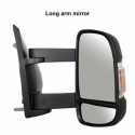 Spegelskydd backspegel lång arm svart Fiat Ducato X250/X290