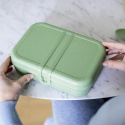 Lunchbox + bestickset 4 delar olika färger Koziol