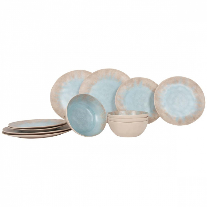 Servis 12 delar Stone line beige Gimex i gruppen Hushåll / Husgeråd / Serviser & tallrikar hos Camping 4U (9984823)