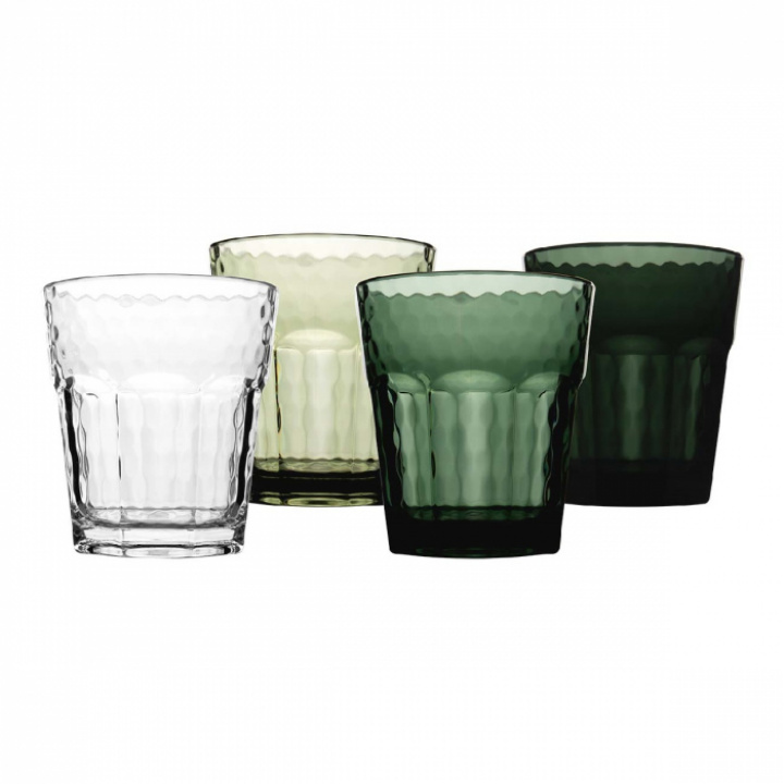 Dricksglas 4 färger grön BoCamp i gruppen Hushåll / Husgeråd / Glas och Tillbringare hos Camping 4U (9987044)