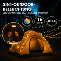 LED ljusslinga 10 m utdragbar EasyMaxx