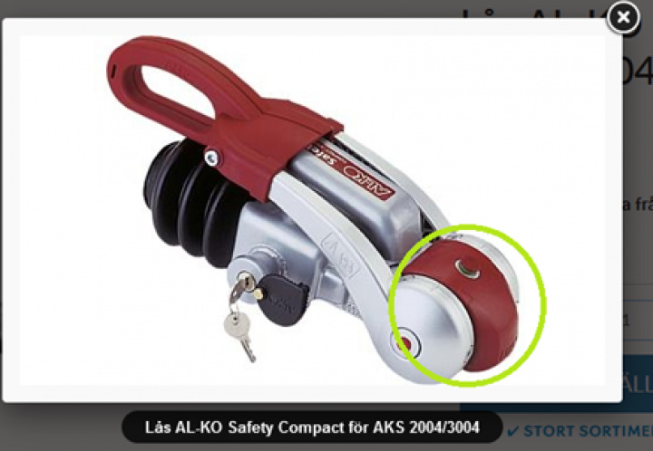 Soft Dock AKS 3004 i gruppen Chassi / Kulkopplingar / Säkerhetskopplingar hos Camping 4U (9990148)