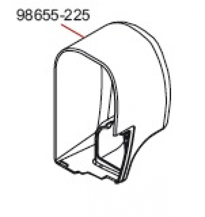 RIGHT WINCH COVER F45TIL POLAR i gruppen Markiser & Förtält / Markiser / Reservdelar markiser / Reservdelar Fiamma / F45 TiL Polar White 450 - 550 hos Camping 4U (9990442)