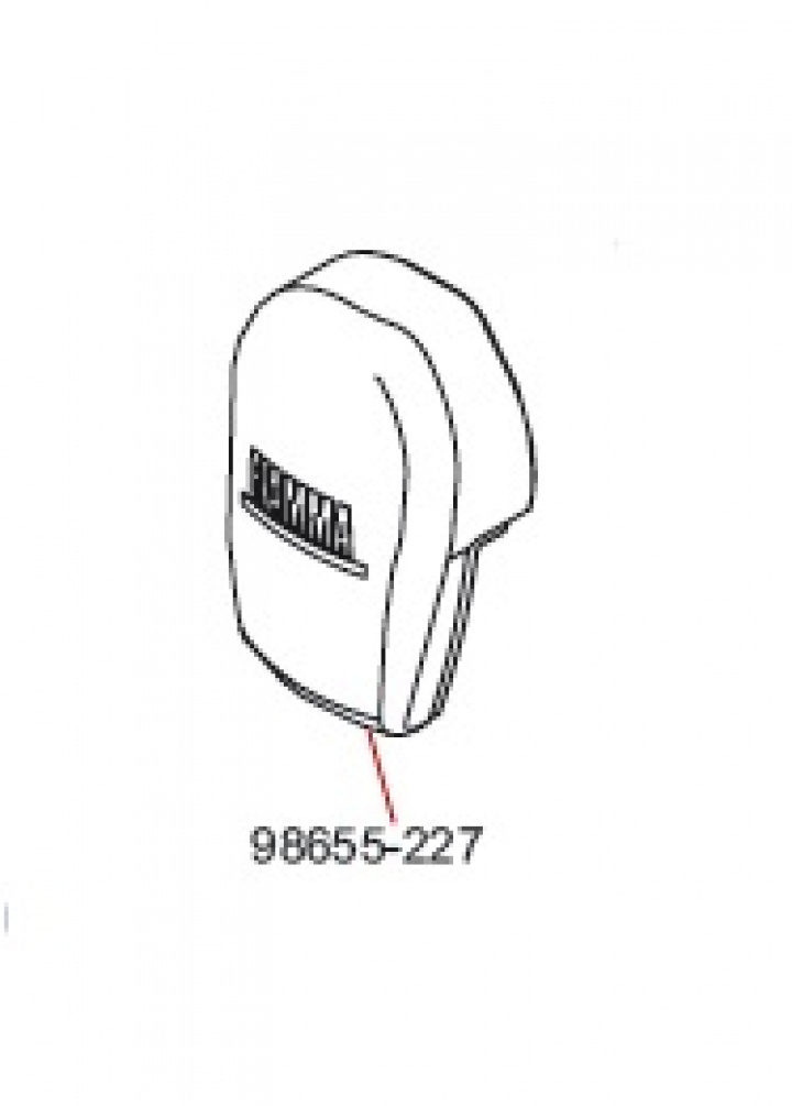 LEFT END COVER F45TI L POLAR i gruppen Markiser & Förtält / Markiser / Reservdelar markiser / Reservdelar Fiamma / F45 TiL Polar White 450 - 550 hos Camping 4U (9990443)