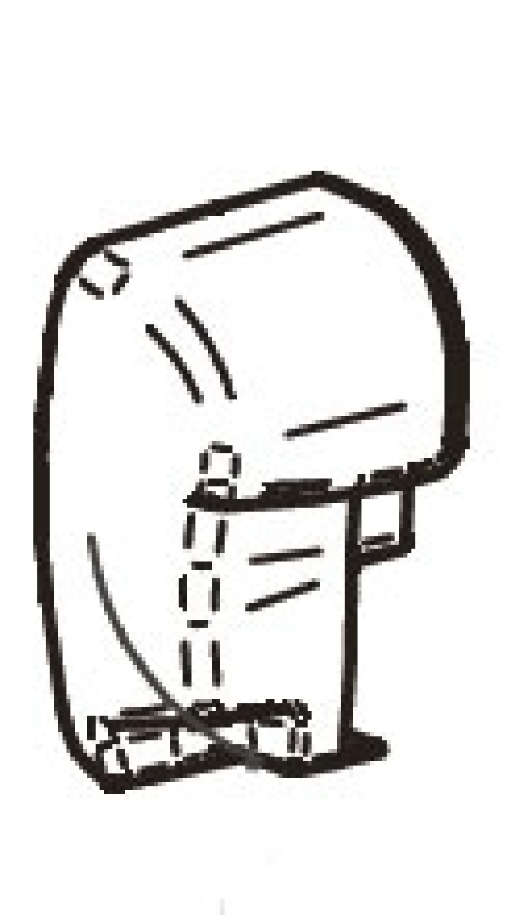 LH ENDCAP MH 8000 220V motor silver Nr 23 i gruppen Markiser & Förtält / Markiser / Reservdelar markiser / Reservdelar Thule / Omnistor / Omnistor 8000 hos Camping 4U (9990666)