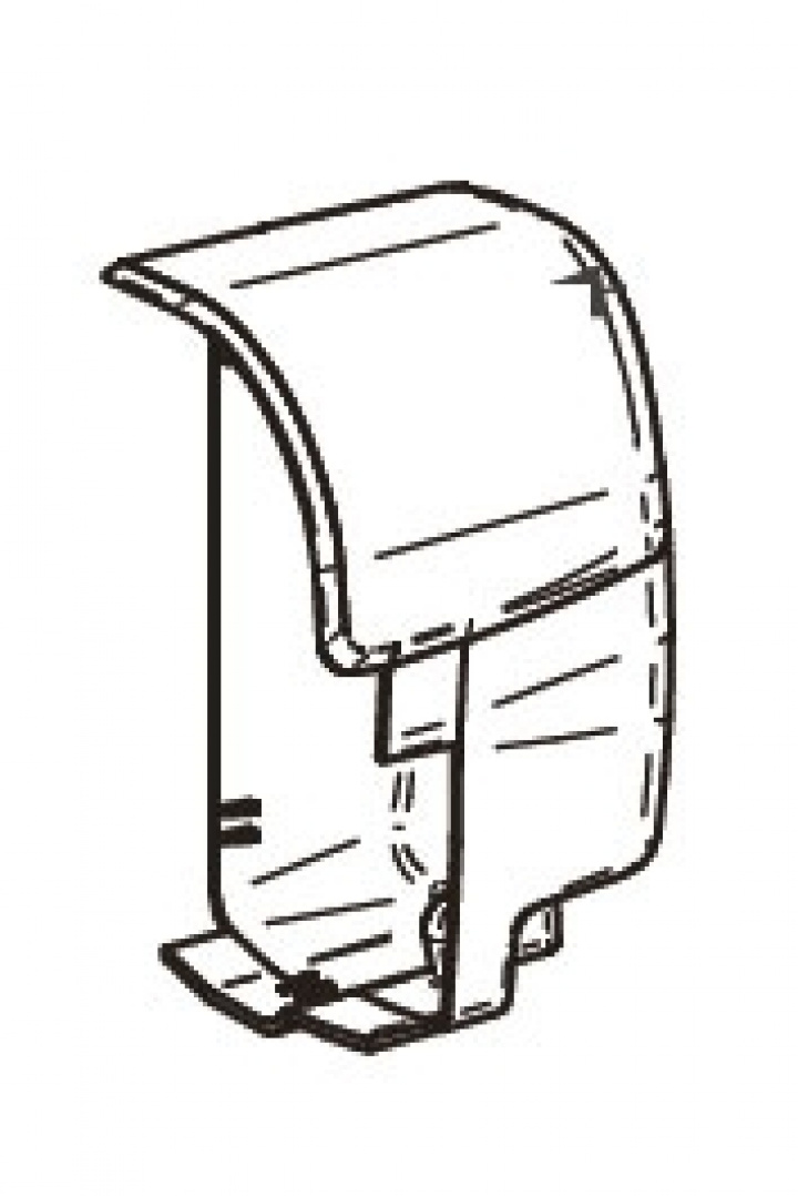 RH ENDCAP MAINHOUSING 8000 silver höger Nr 19 i gruppen Markiser & Förtält / Markiser / Reservdelar markiser / Reservdelar Thule / Omnistor / Omnistor 8000 hos Camping 4U (9990667)