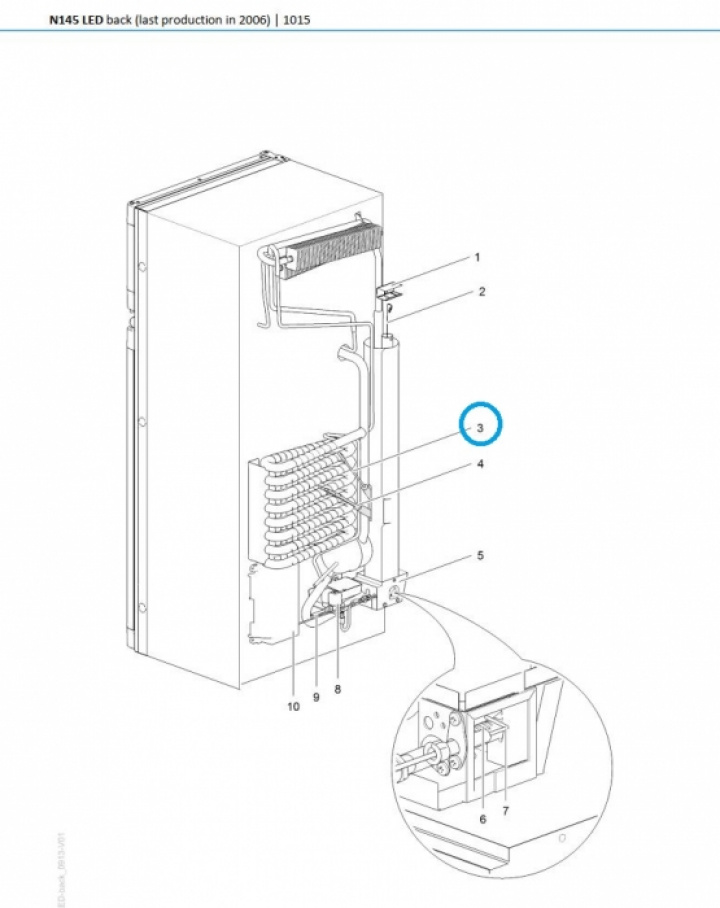Element 230 V / 145W i gruppen Husbil & Husvagn / Kylskåp / Reservdelar Thetford / Delar Thetford N145 hos Camping 4U (9991498)