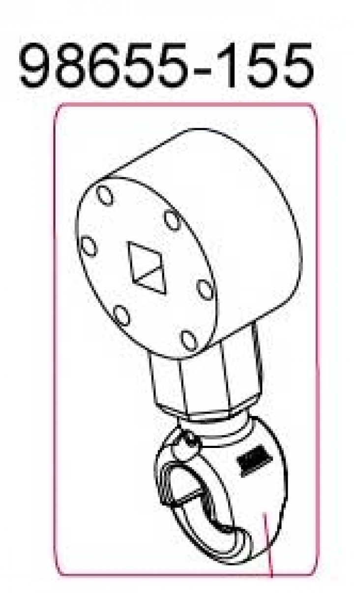 WINCH+SLOT TITANIUM F45I/F45TI/F1 i gruppen Markiser & Förtält / Markiser / Reservdelar markiser / Reservdelar Fiamma / F45 Ti / F1 Titanium 250 - 450 hos Camping 4U (9992014)