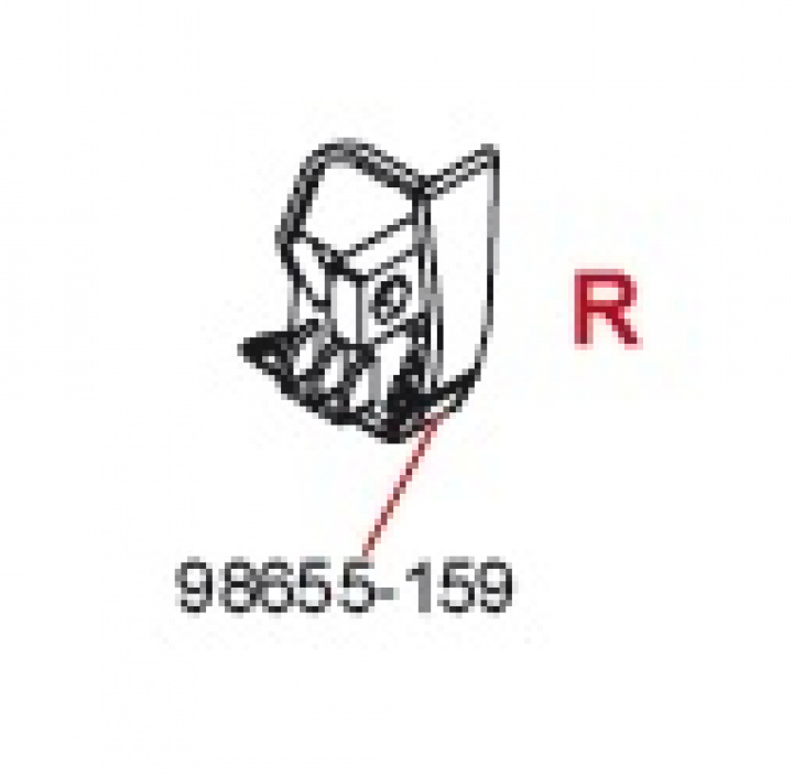RIGHT LEAD BAR END CAP F45TI POLAR i gruppen Markiser & Förtält / Markiser / Reservdelar markiser / Reservdelar Fiamma / F45 Ti/F1 Polar White 250 - 450 hos Camping 4U (9992026)