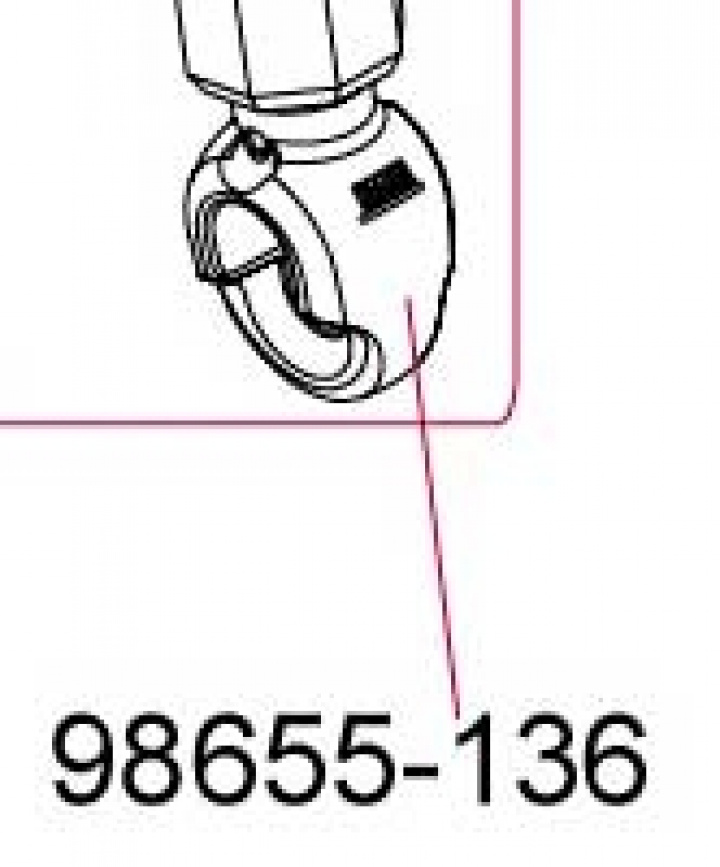 WINCH SLOT TITANIUM F45I-TI/F1/F65S i gruppen Markiser & Förtält / Markiser / Reservdelar markiser / Reservdelar Fiamma / F45 Ti / F1 Titanium 250 - 450 hos Camping 4U (9992031)