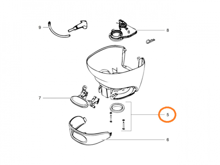 Anslutningsfläns till Bravura 9992820