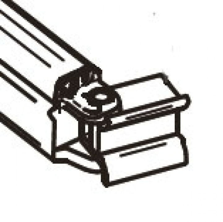 LH+RH CONN.LEAD RAIL Nr 9 Thule i gruppen / / / / hos Camping 4U (9992255)