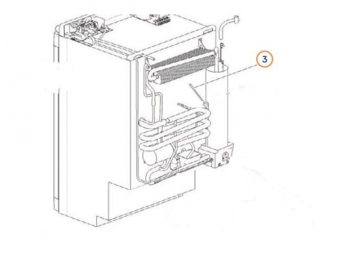 Värmeelement Thetford 230V 05-09 i gruppen Husbil & Husvagn / Kylskåp / Reservdelar Thetford / Delar Thetford N112 hos Camping 4U (9992507)