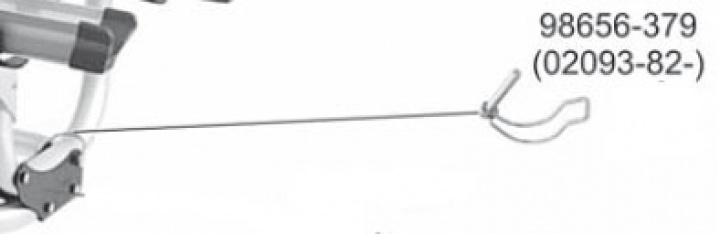 PIN WITH SAFETY CB XLA PRO i gruppen Chassi / Cykelställ / Reservdelar Fiamma cykelställ / Caravan XL A Pro 300 hos Camping 4U (9992520)