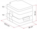 Toalett Porta Potti Bi-Pot 34, 15/13L Fiamma