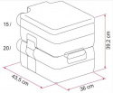 Toalett Porta Potti Bi-Pot 39, 15/20L Fiamma