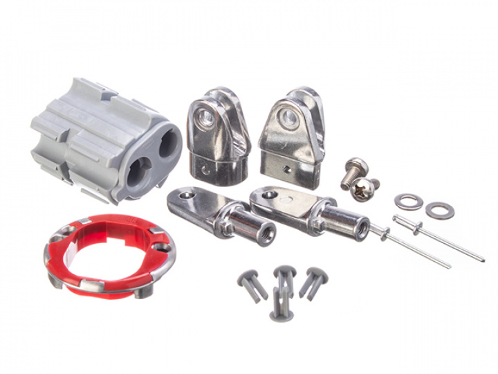 Beslagssats för ben/arm/rulle, vänster i gruppen Markiser & Förtält / Markiser / Reservdelar markiser / Reservdelar Fiamma / Caravanstore 190-255 2007 hos Camping 4U (9994155)