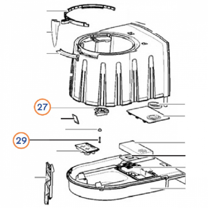 Hållare Saddle C250 Thetford i gruppen Husbil & Husvagn / Toalett & sanitet / Reservdelar toalett hos Camping 4U (9995841)