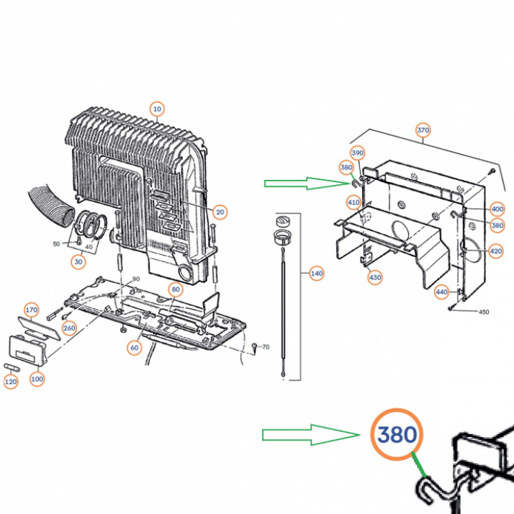 Krok för värmegaller Truma S3002 i gruppen Husbil & Husvagn / Värme / Luft / Truma / Truma Reservdelar hos Camping 4U (9996048)