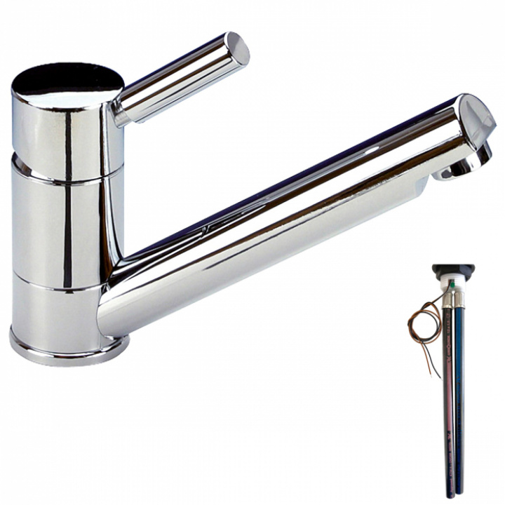 Blandare ø33m Uniquickansl. Keramik TREND E i gruppen Husbil & Husvagn / Vatten & VVS / Blandare och kranar / Hålmått 28-33 mm hos Camping 4U (9996464)