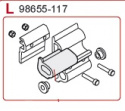 L.H.INNER BRACKET F45TI-I(250-400)