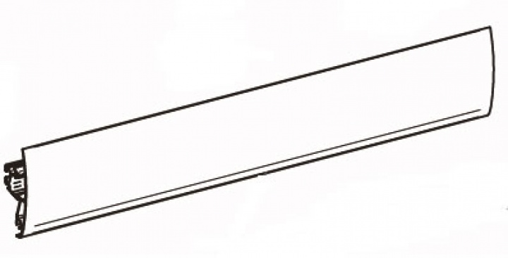 LEAD RAIL 5003 ANO 4.00M silver Nr 4 i gruppen Markiser & Förtält / Markiser / Reservdelar markiser / Reservdelar Thule / Omnistor / Omnistor 5003 hos Camping 4U (9998352)
