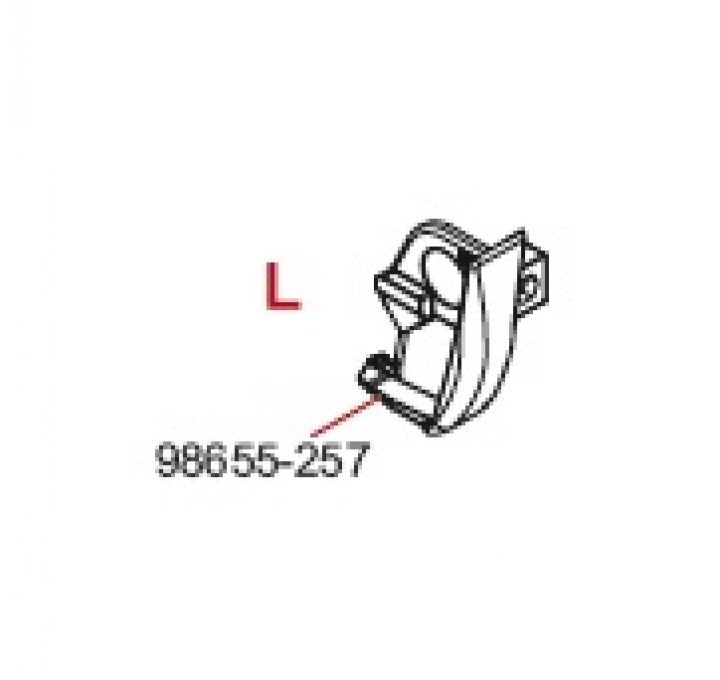 LEFT LEAD BAR END CAP F45TIL POLAR i gruppen / / / / hos Camping 4U (9998724)