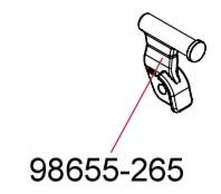 LEFT LEG KNUCKLE F45 TI L i gruppen Markiser & Förtält / Markiser / Reservdelar markiser / Reservdelar Fiamma / F45 TiL Polar White 450 - 550 hos Camping 4U (9998833)