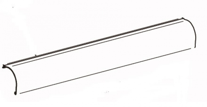 ROOF HOUSING 5003 ANO 4.00M silver Nr 3 i gruppen Markiser & Förtält / Markiser / Reservdelar markiser / Reservdelar Thule / Omnistor / Omnistor 5003 hos Camping 4U (9998850)