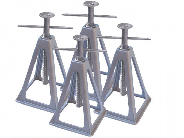 Pallbock aluminium 4-pack i gruppen Chassi / Stödben / Stödben Husvagn hos Camping 4U (C04-16A)