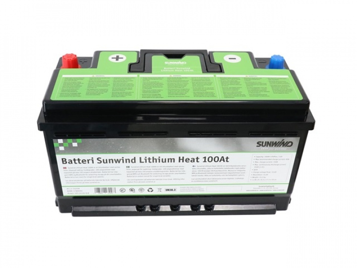 Litiumbatteri 100Ah Caravan HEAT i gruppen Elektronik / Fritidsbatterier / Litiumbatteri hos Camping 4U (C4-10093)